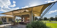 Our Glamping Tents give you a luxurious and comfortable stay